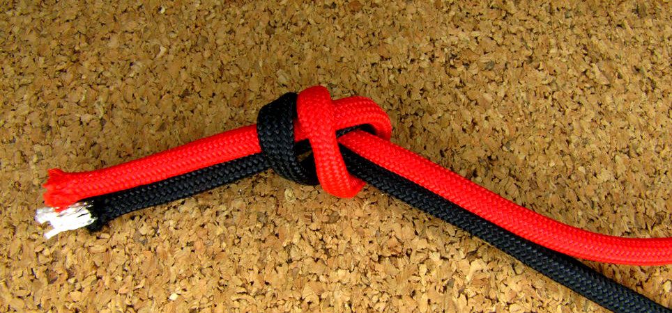 how to tie paracord together