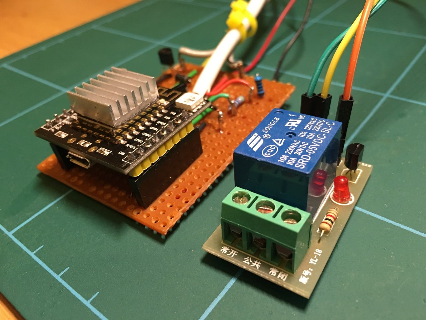 Using an Esp8266 Arduino to Control a Relay Using Home Circuit Diagram