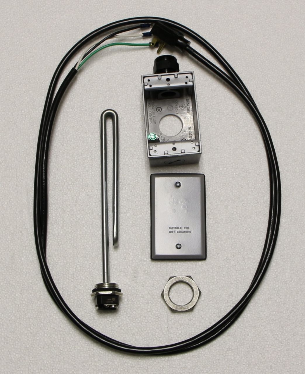 Installing a Water Tank Heating Element in a Polar Ware 321BP 32 Quart