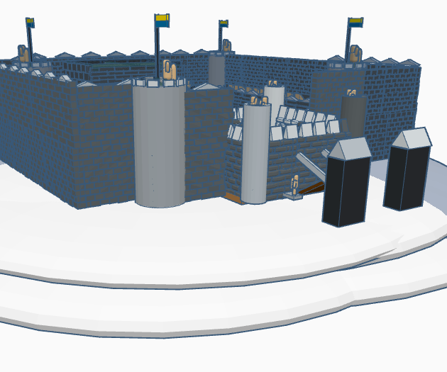 Mashup - Floating Medieval Castle