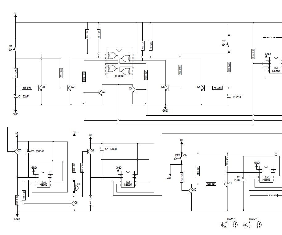 Burglar Alarm Circuit