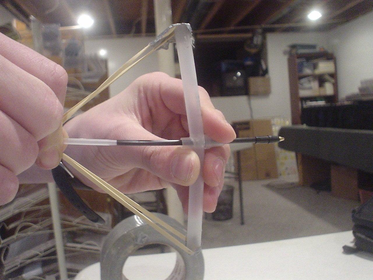 Easy to Make "Bic" Pen Bow and Arrow 5 Steps Instructables