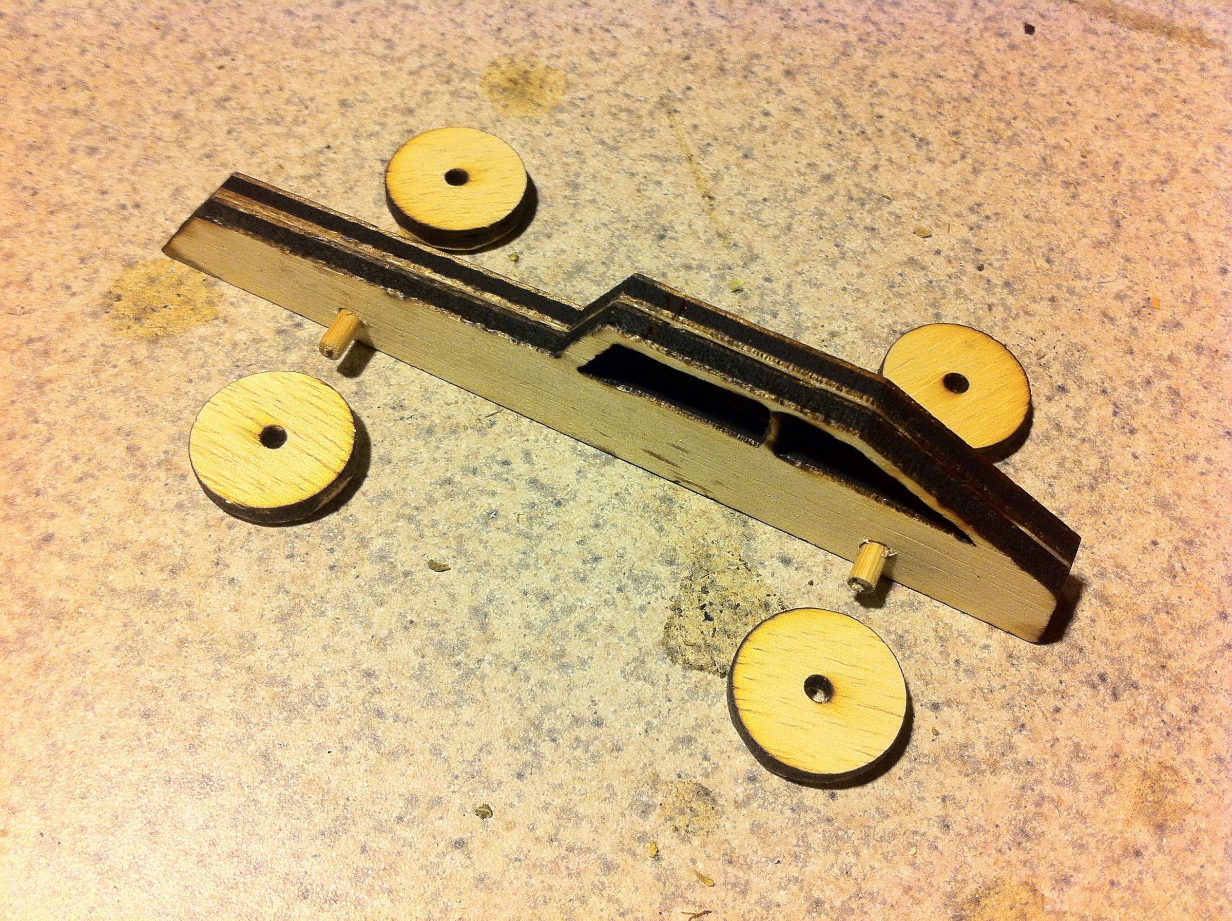 Easy Laser Cut Wooden Car Toy : 6 Steps - Instructables