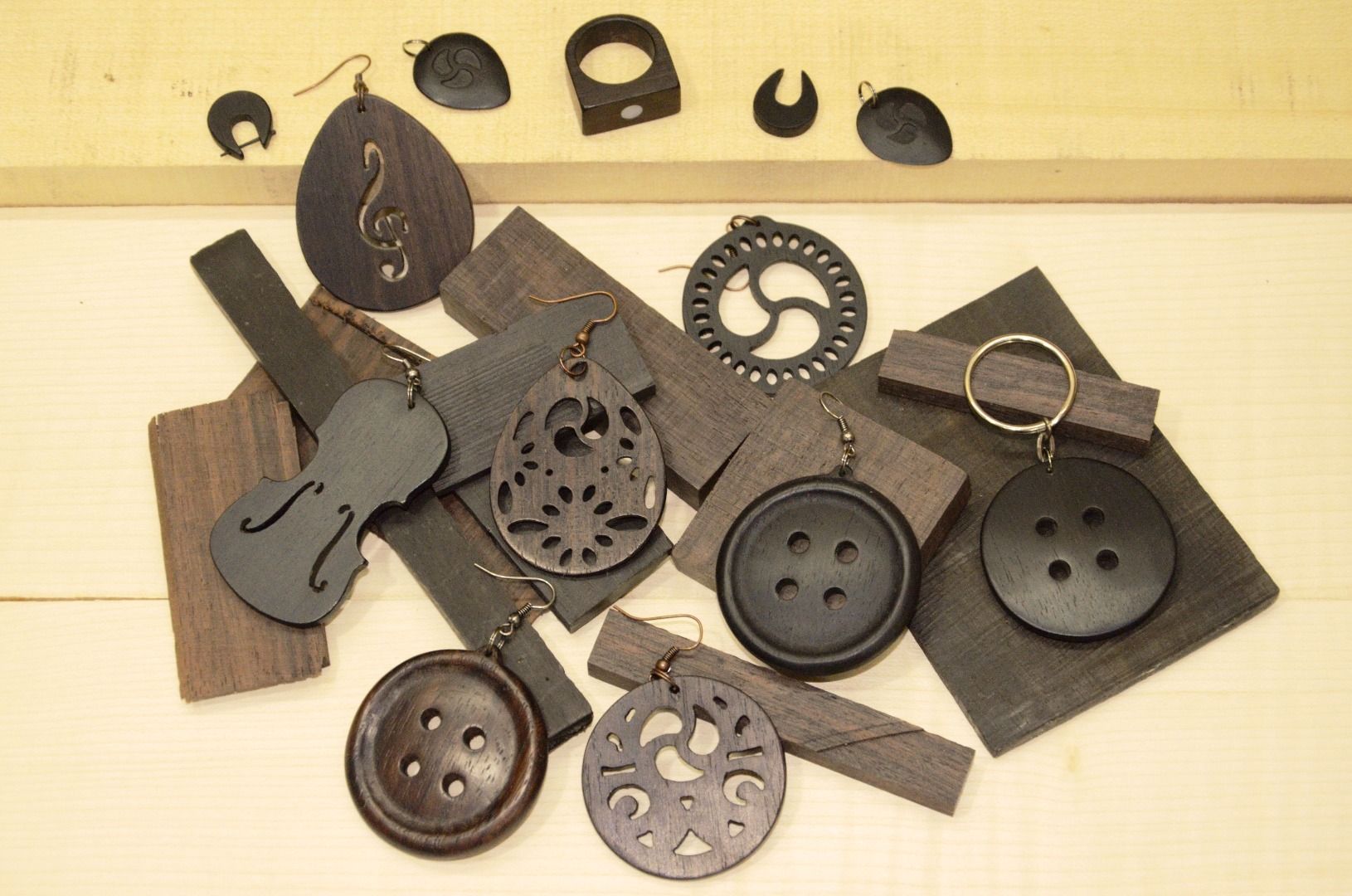 Wood Jewelry in a CNC