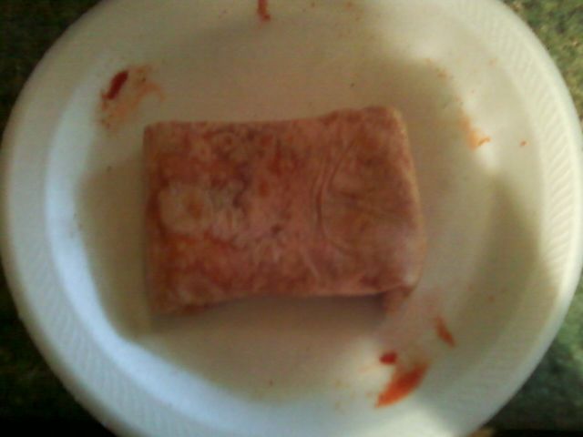 Awesome homemade mini Pizza burrito(s)