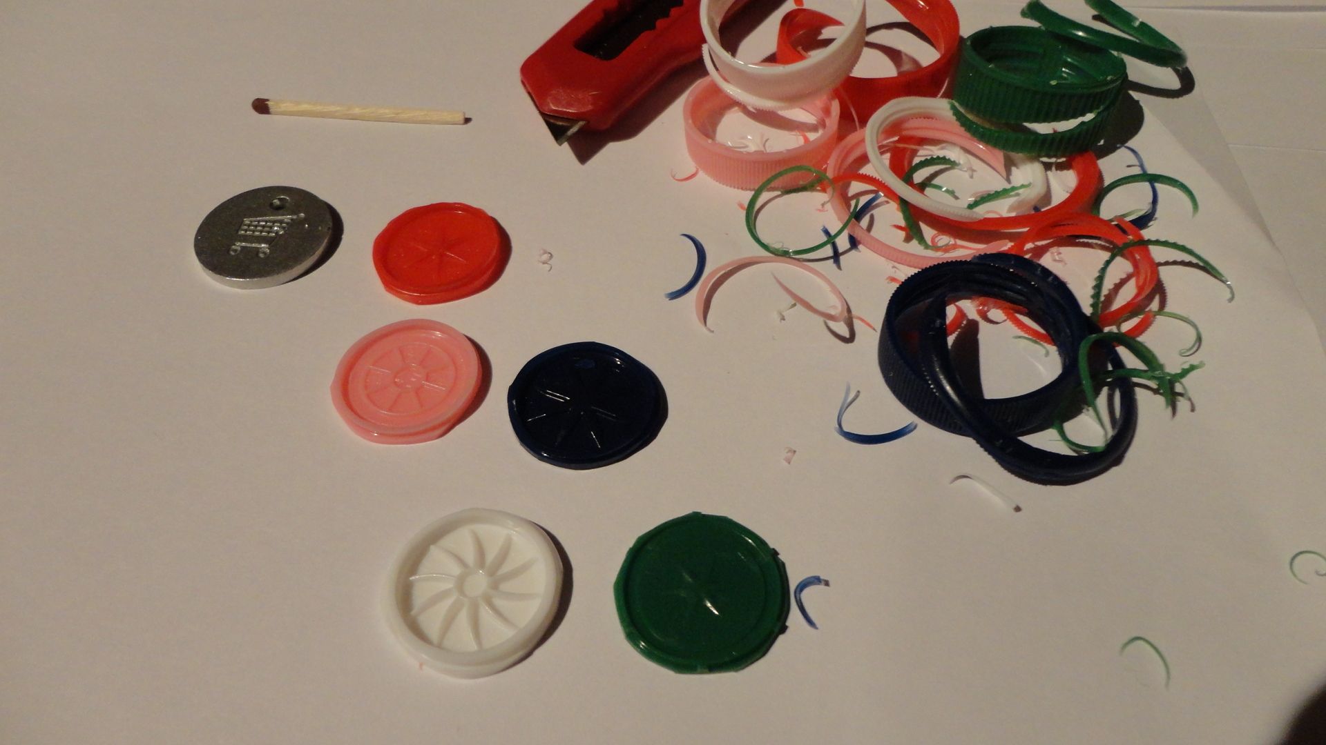 Trolley Coin From Soft Drink Cap