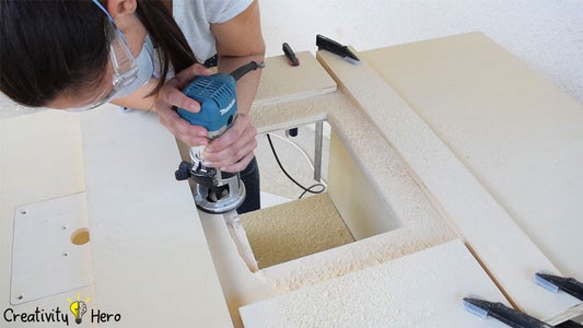Turning the Circular Saw Into a Table Saw.