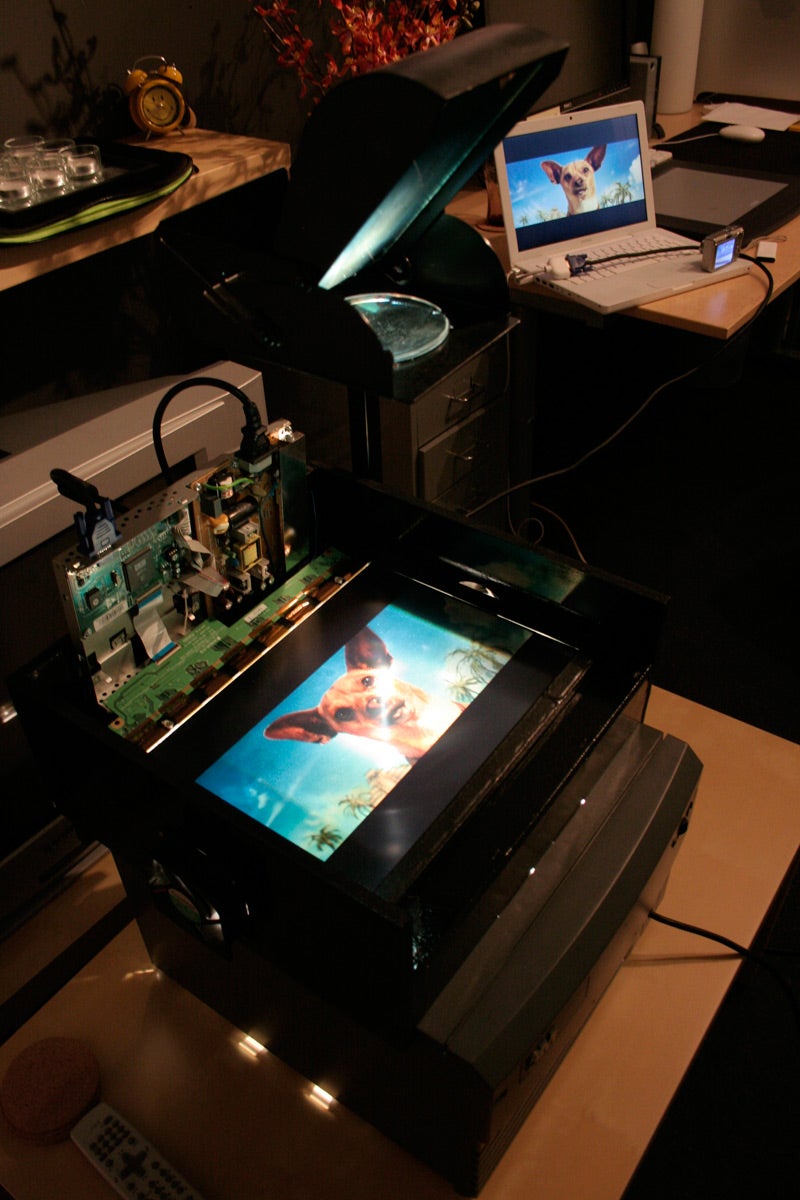 Cheap Improved LCD Overhead Projector