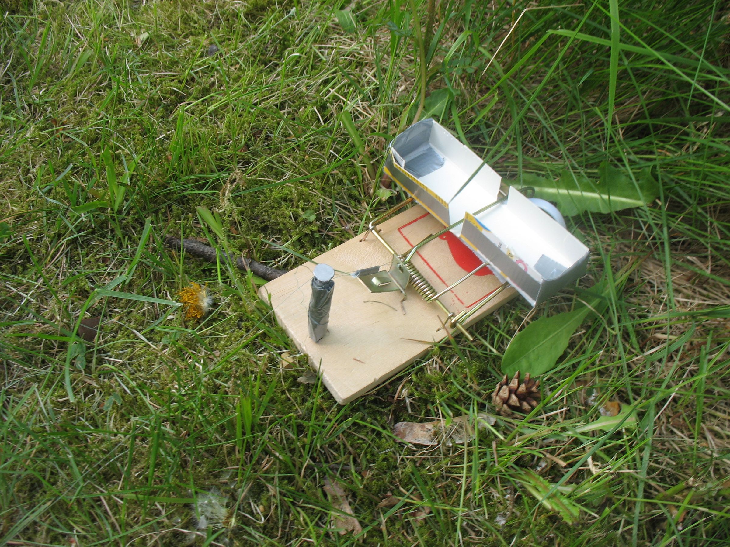 Tenminute Mousetrap Airsoft Mine With Tripwire 9 Steps Instructables