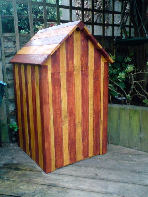 Beach Hut Compost Bin From Recycled Pallets - Image 1