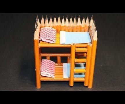 Turn an Ordinary PENCIL Into a BUNK BED - Twin Bed!