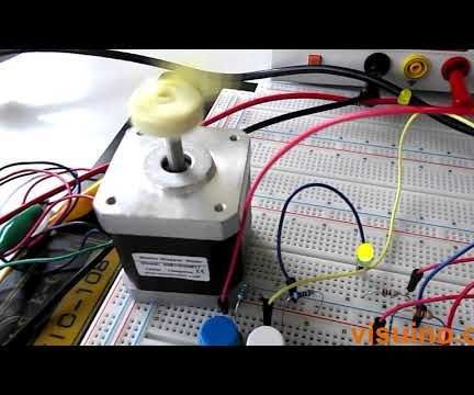 Visuino - Controlling Speed - High Torque NEMA 17 Stepper Motor + DRV8825