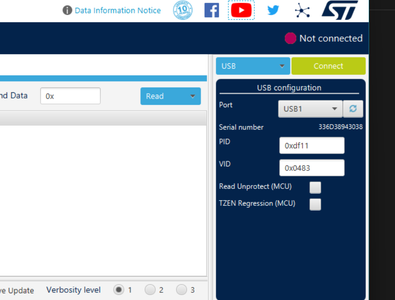 Connecting STM32F401CE