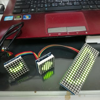 Controlling LED Matrix Array With Arduino Uno (Arduino Powered Robot ...