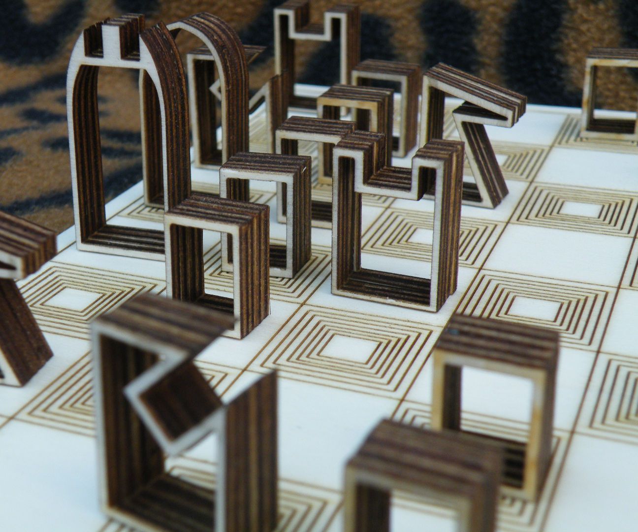 Silhouette Chess Set.