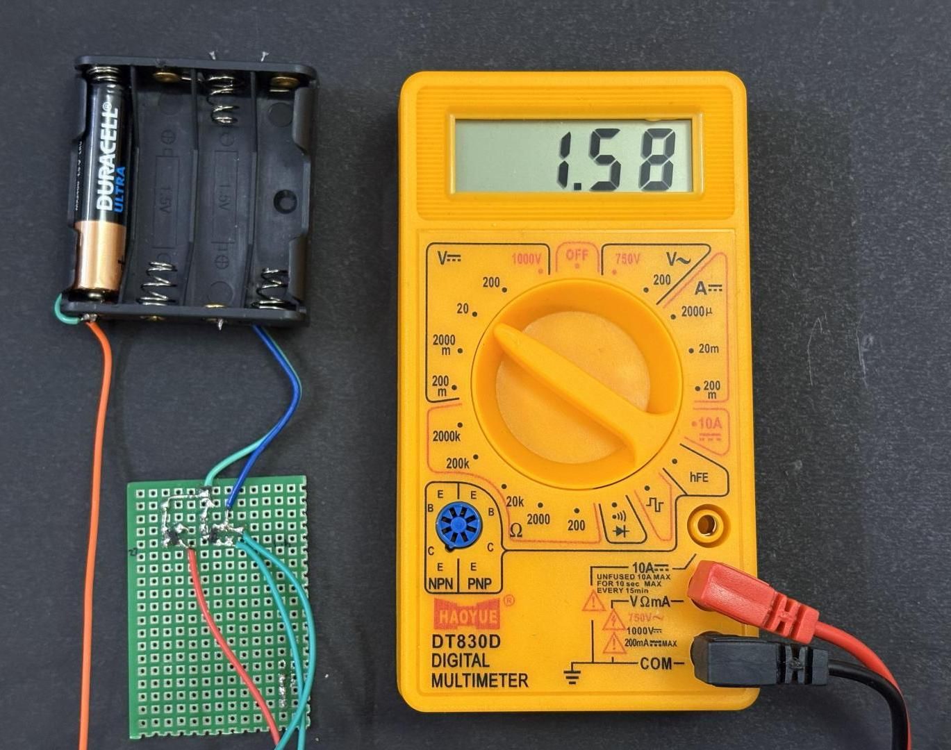 1.5V Alkaline Battery SOC Measurement Technique