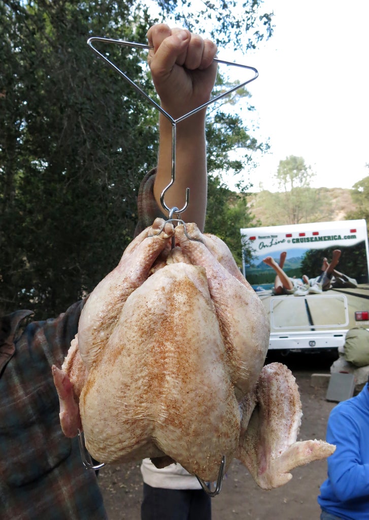 do you cover the pot when deep frying a turkey