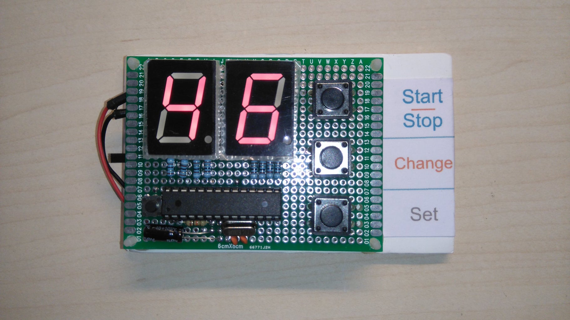 Arduino Countdown Timer With Setup Buttons