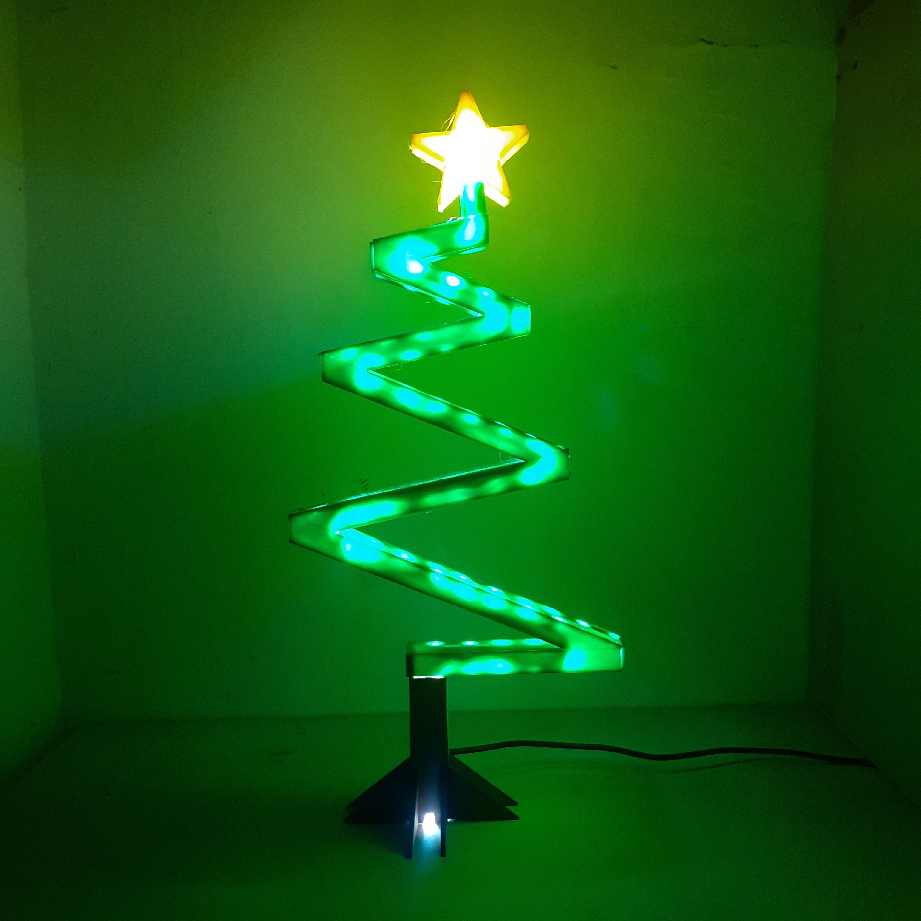 Christmas Tree Table Lamp 4 Steps Instructables