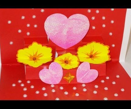 DIY Pop-Up Handmade Cards:Valentine Greeting Card for Your Love