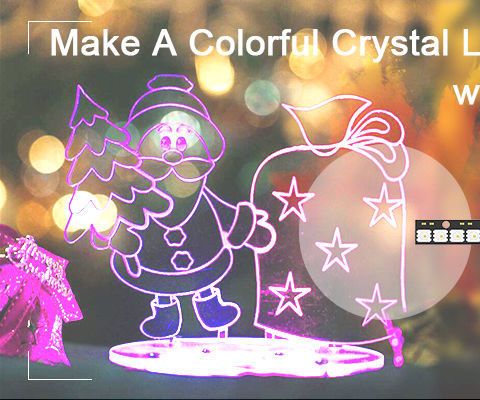 How to Make a Colorful Crystal Lamp With Micro:bit