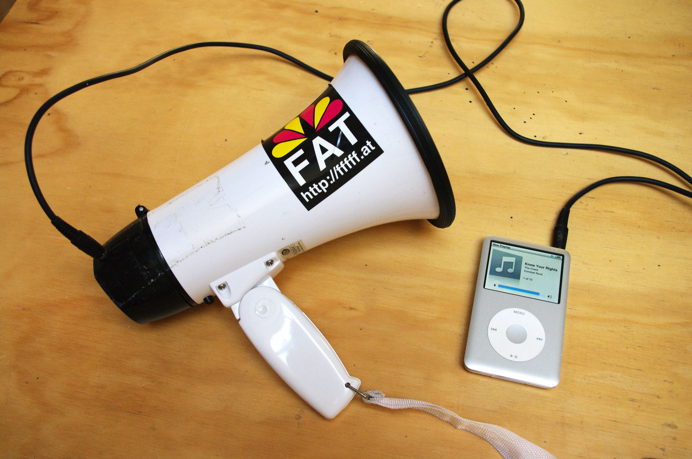 Megaphone Audio Input