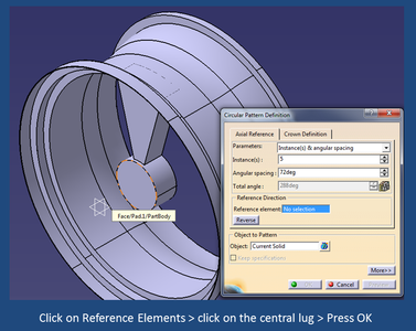 Instructions for Designing a Wheel in CATIA V5 : 45 Steps - Instructables
