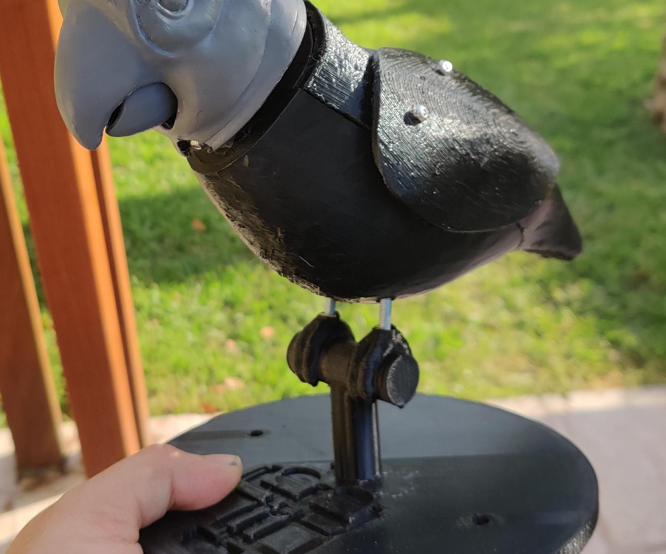 Making an Animatronic Tiki Bird