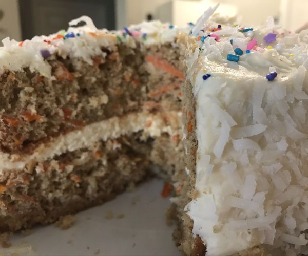 Carrot Cake With Cream Cheese Frosting **NUT FREE**