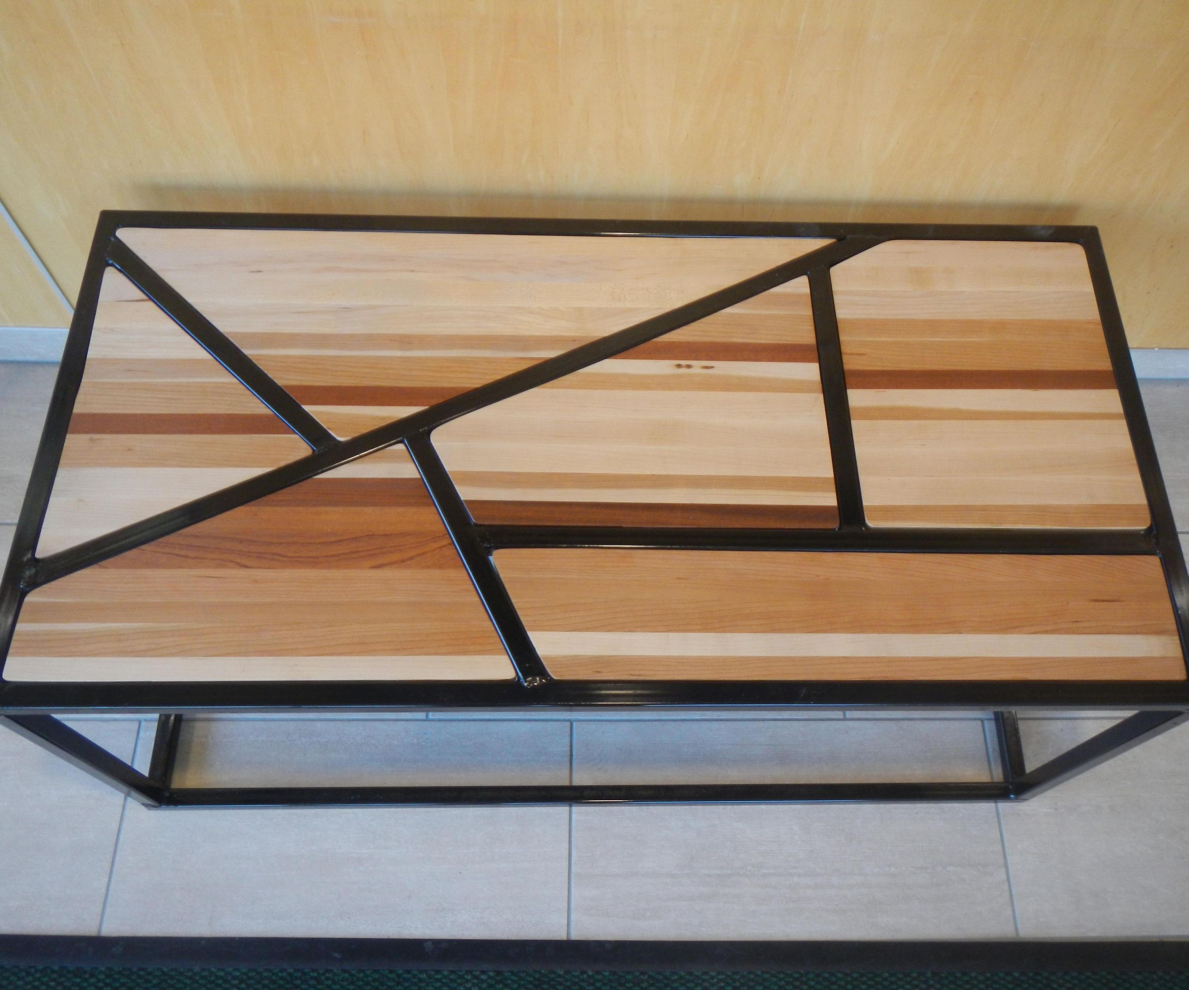 Cool Table With a Unique Steel Design