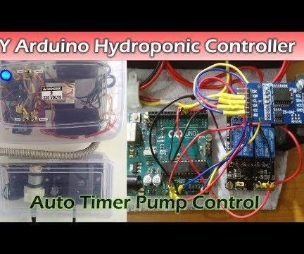 Arduino Hydroponic Controller for Pump / Light