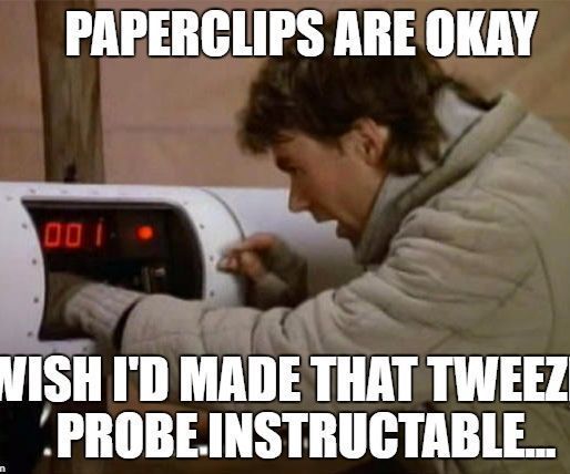 Multimeter Tweezer Probes From Thermoplastic