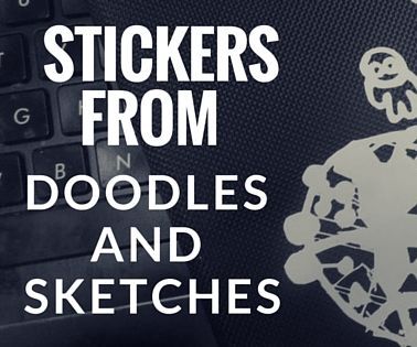 Stickers From Your Doodles And Sketches