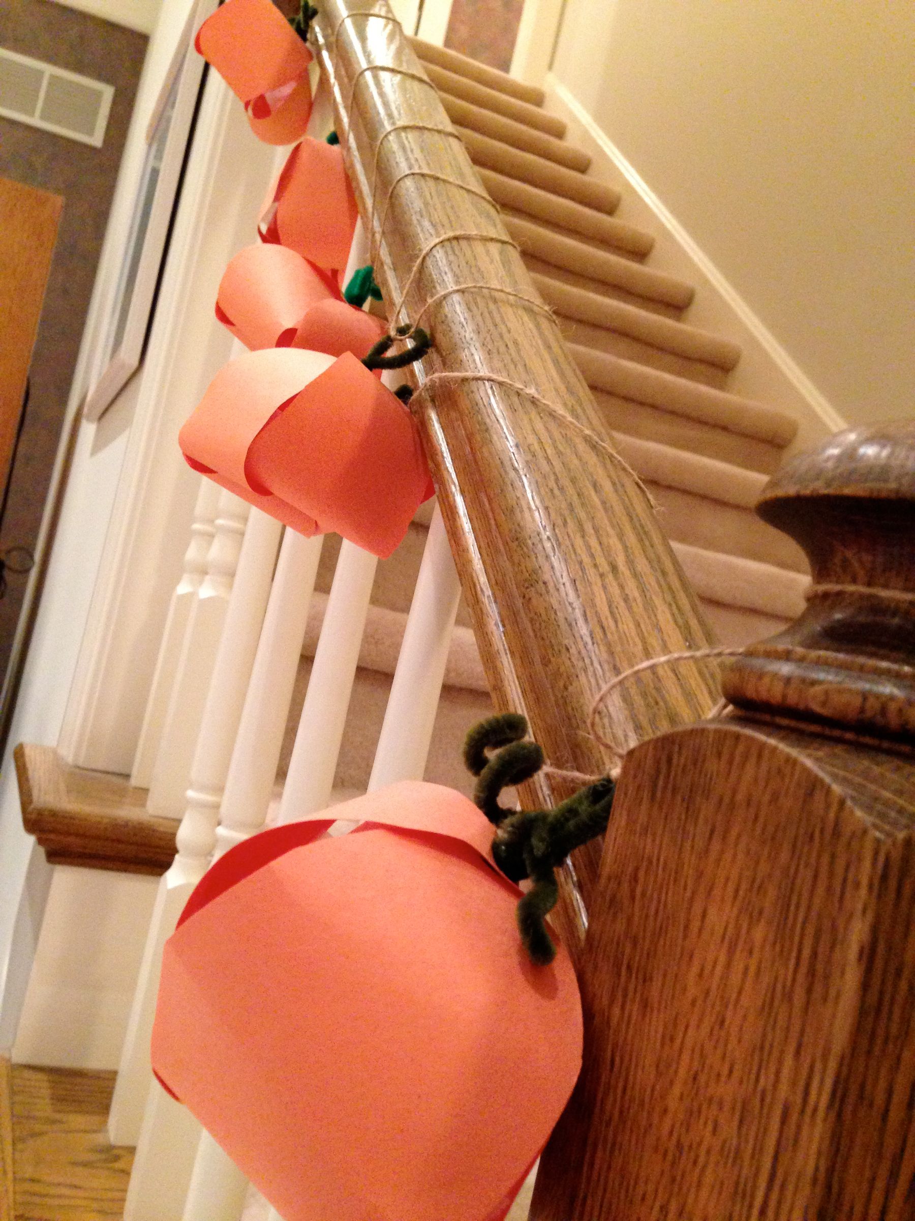 3D Pumpkin Garland