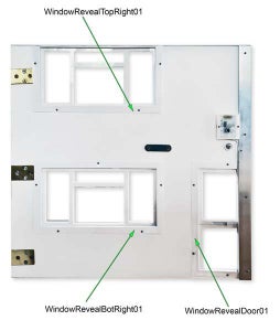 Perspex Fixing Clamps/Inner Window Trims