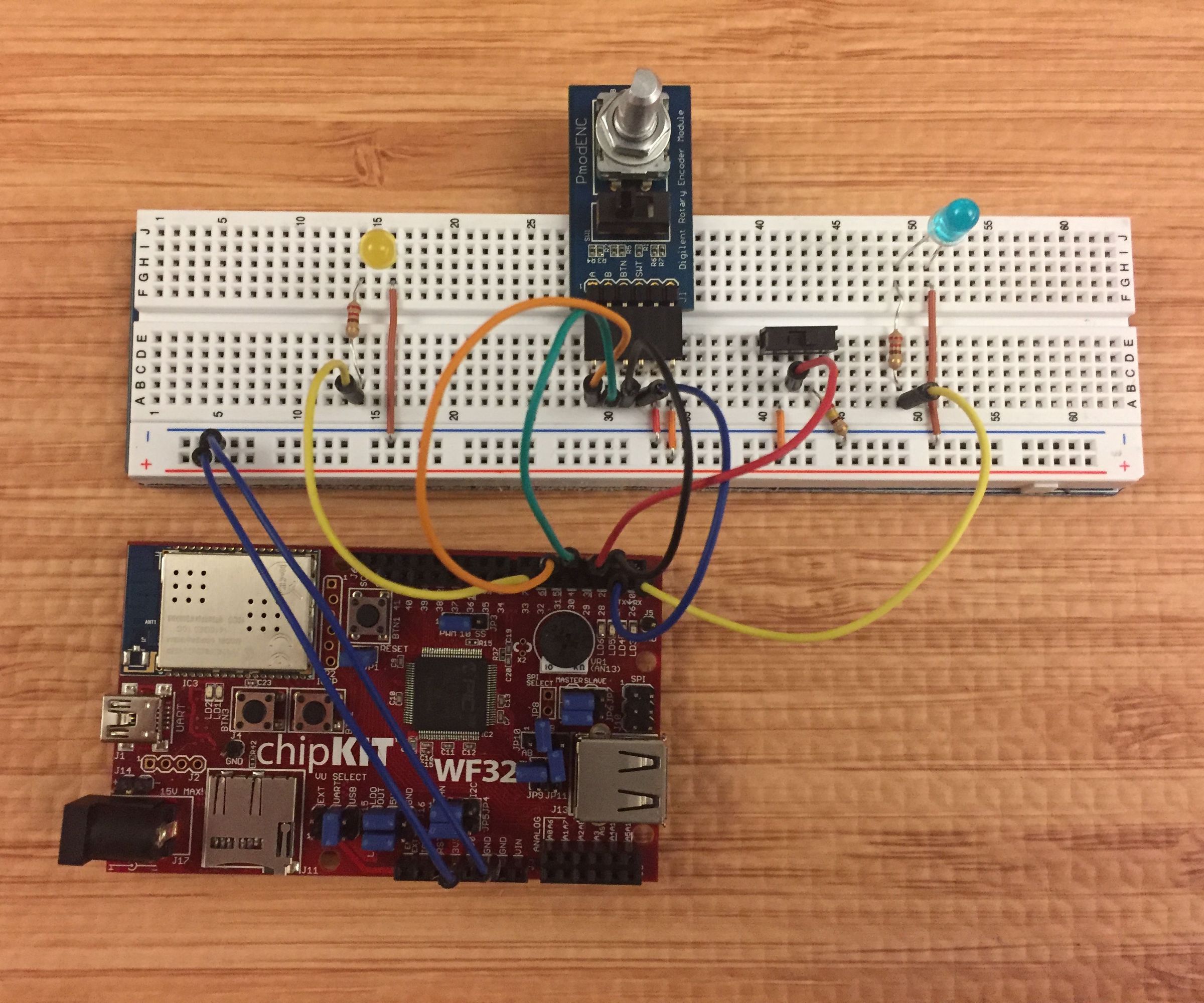 Using a Pmod ENC Rotary Encoder With LabVIEW