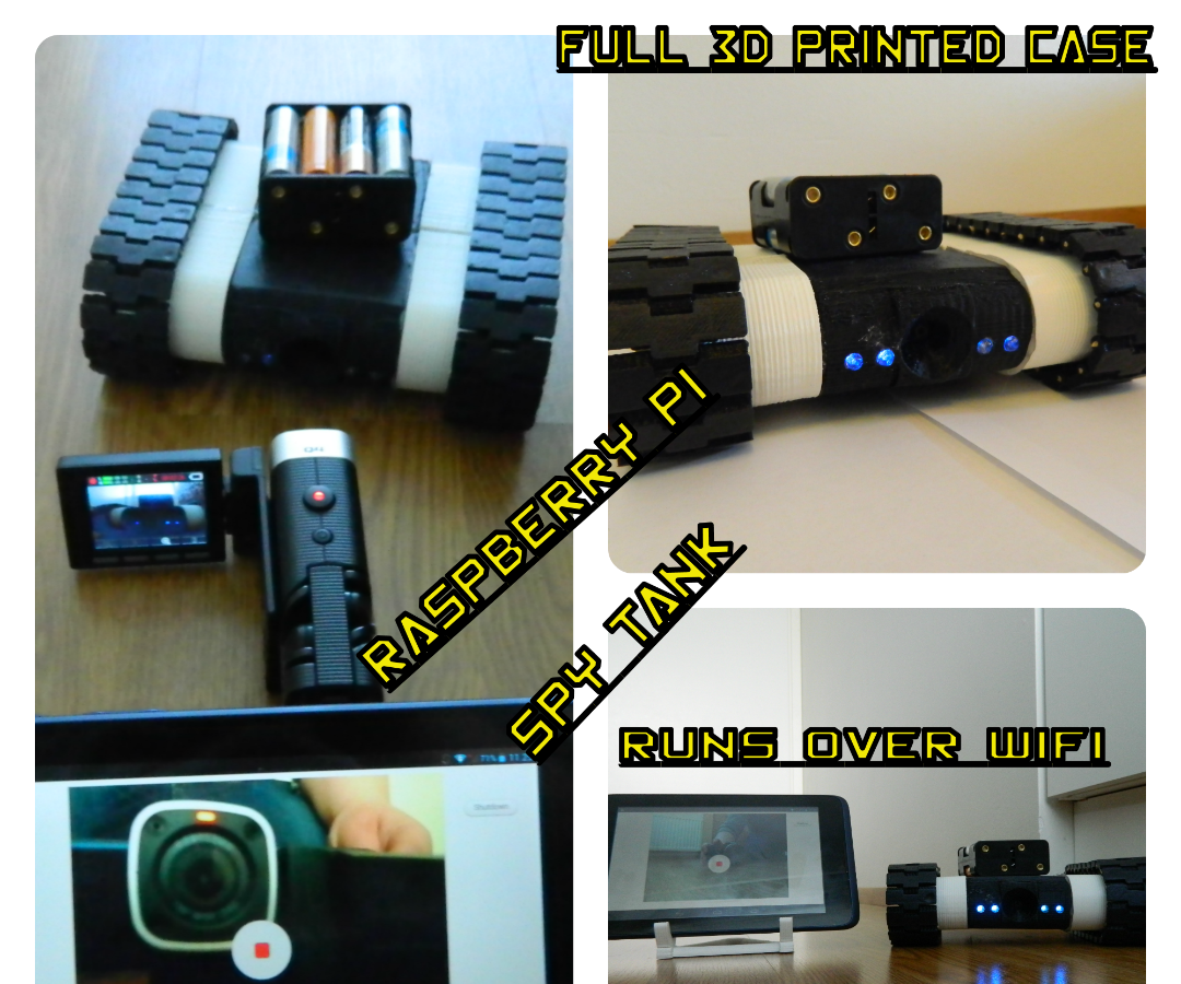 Raspberry Pi Spy Tank