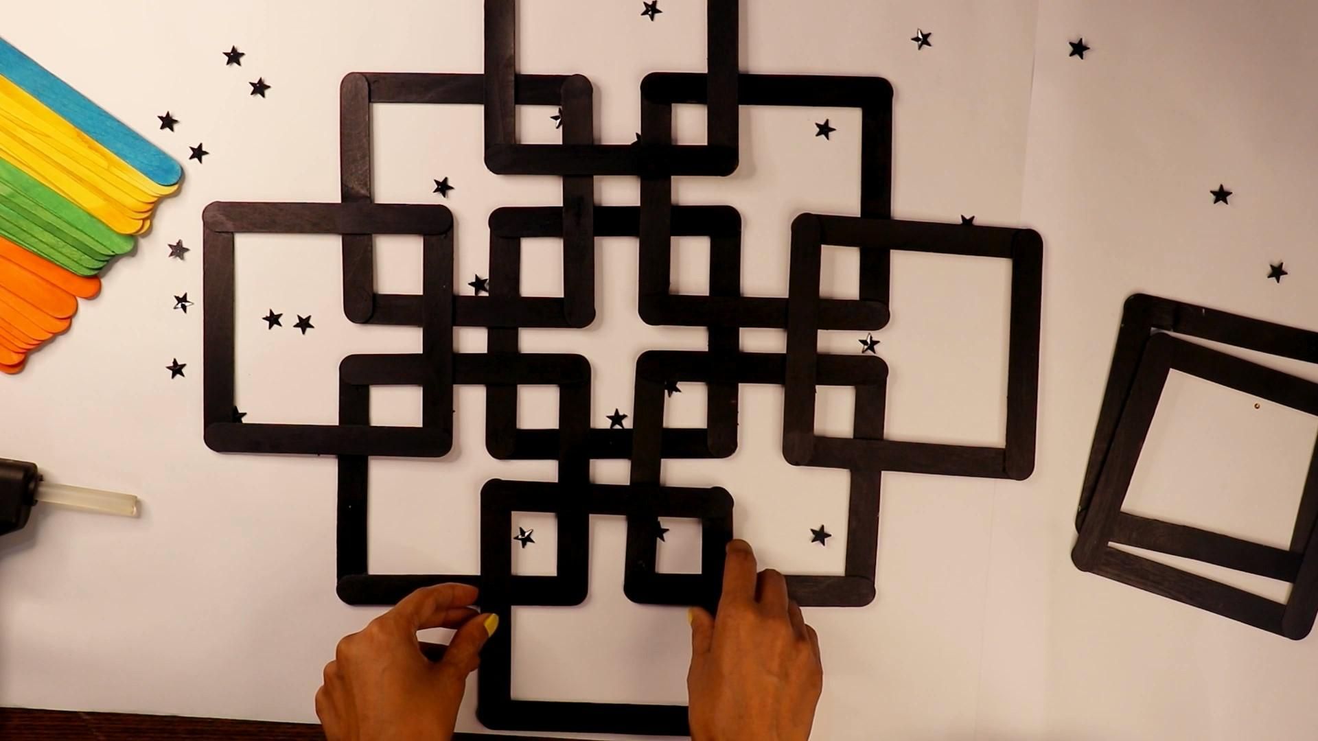 Creating Geometric Designs With Popsicle Sticks 8 Steps (with Pictures) Instructables