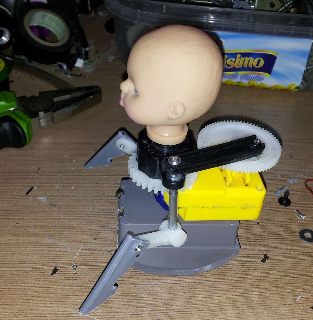 Creepy Mechanical Baby (made From Broken Toys) 9 Steps (with Pictures