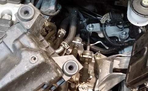 Remove the Battery and Air Intake