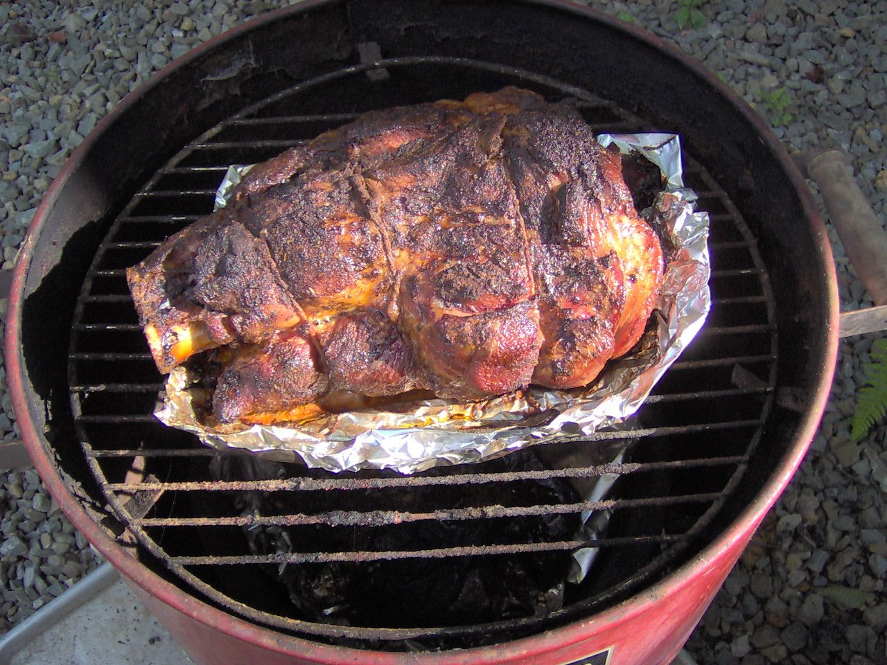 How to Do Low&amp;Slow BBQ Picnic Ham