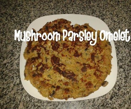 Mushroom Parsley Omelet Recipe