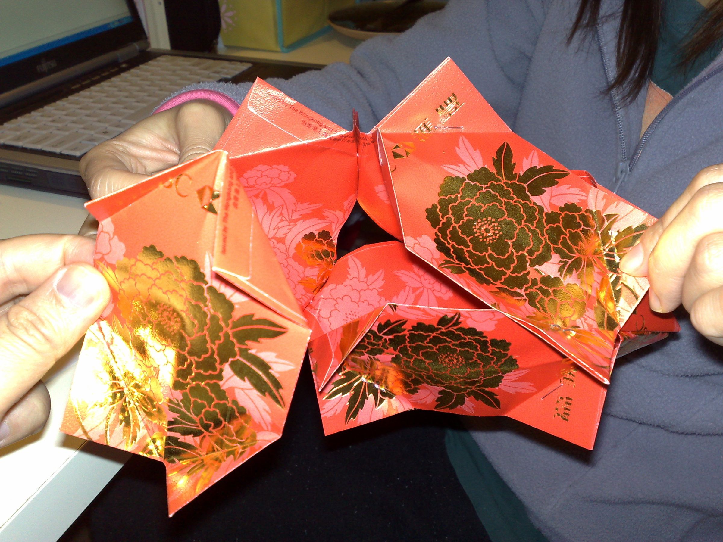 Chinese New Year Decoration Lai See (Red Pocket) Fish 9 Steps (with