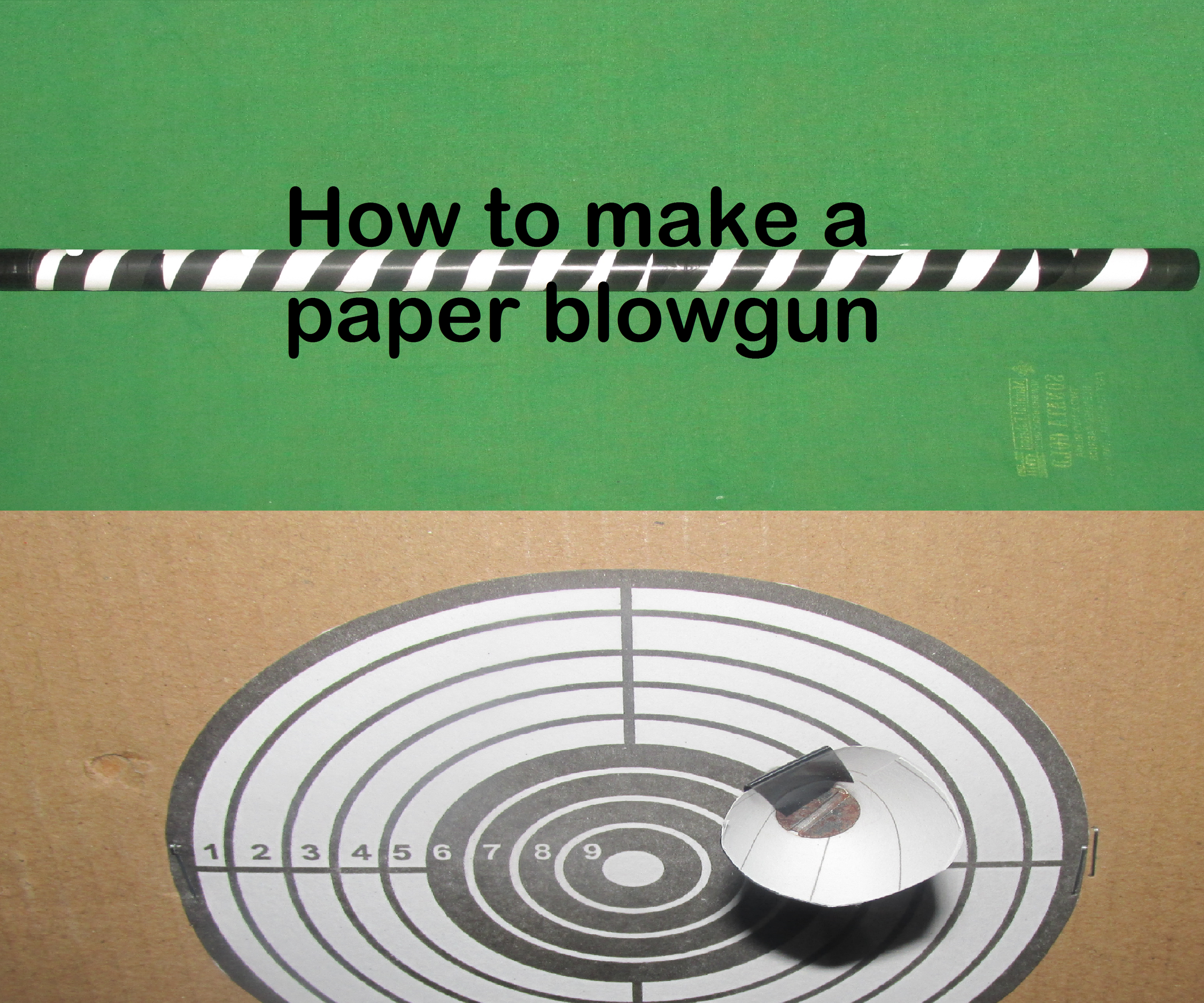How to Make a Paper Blowgun