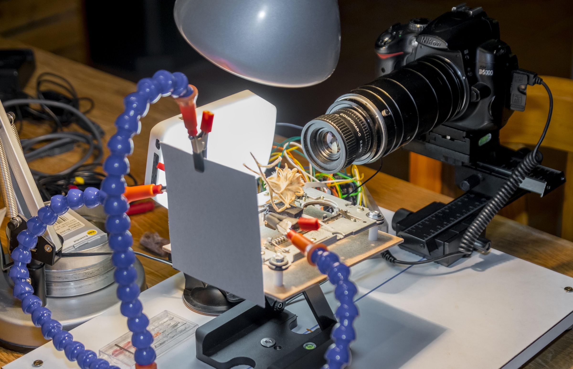 SuperMacro Photo With Cdrom/dvd Rail and Arduino 