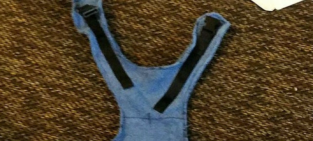 Cutting the Straps and Sewing Them in Place