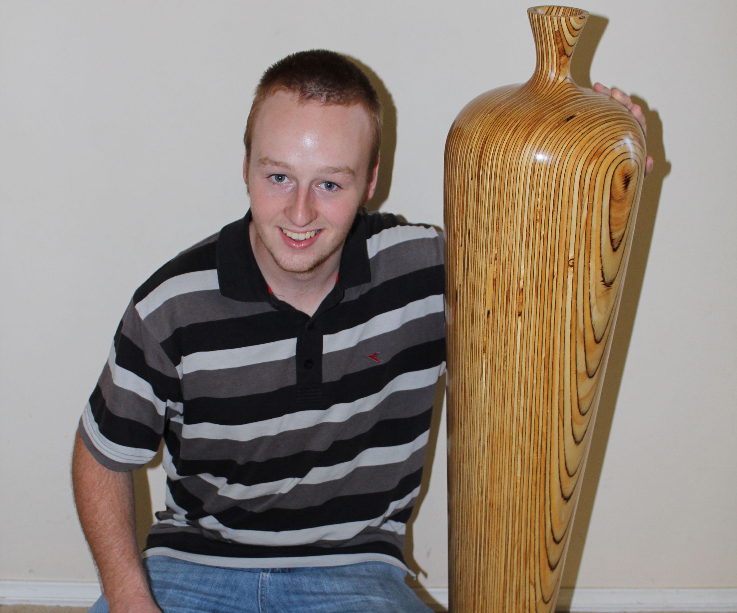 Giant Plywood Vase