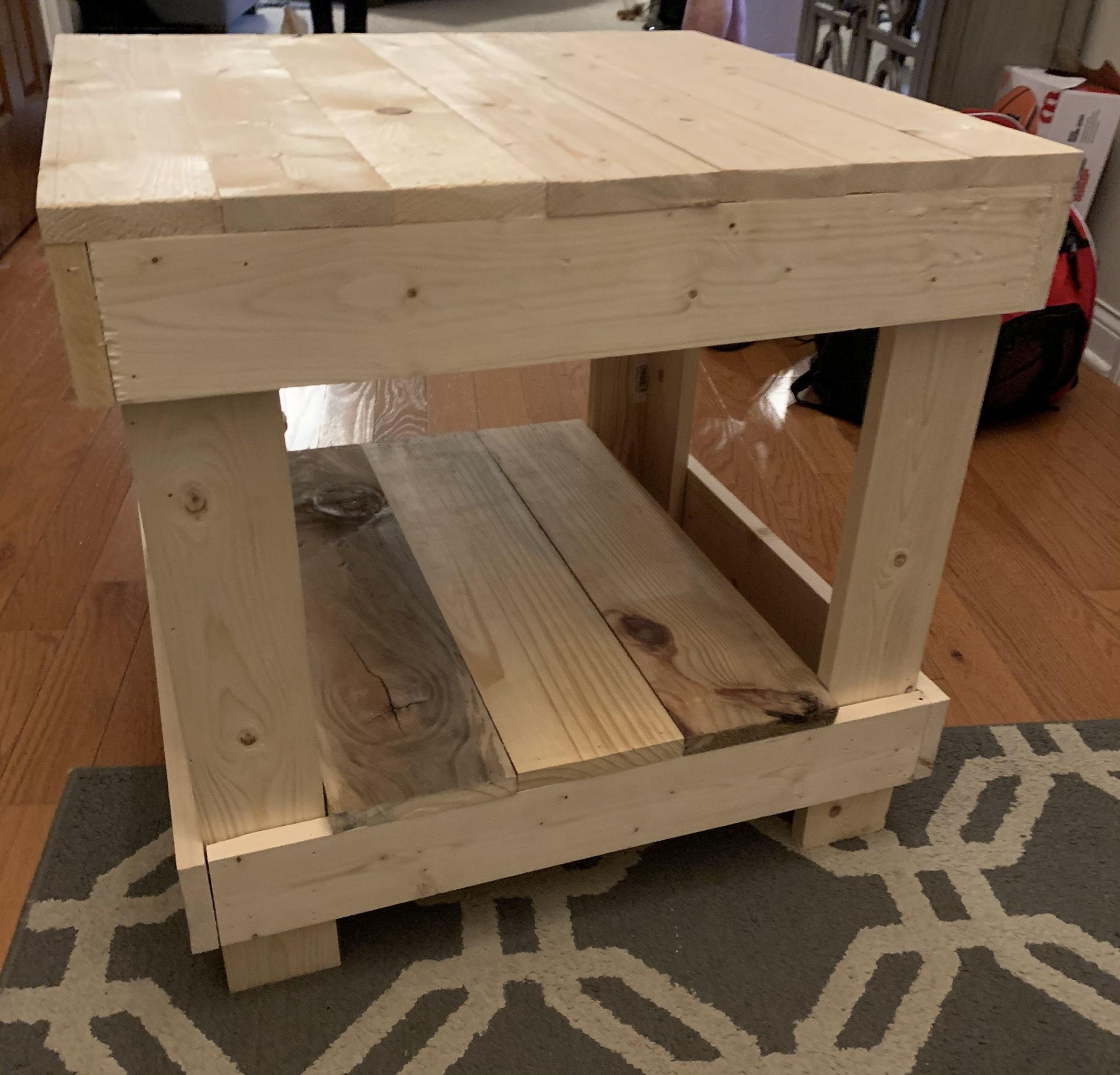 Wooden Table Project 11 Steps Instructables