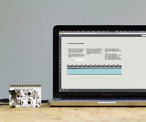 Touch Board + MaxMSP