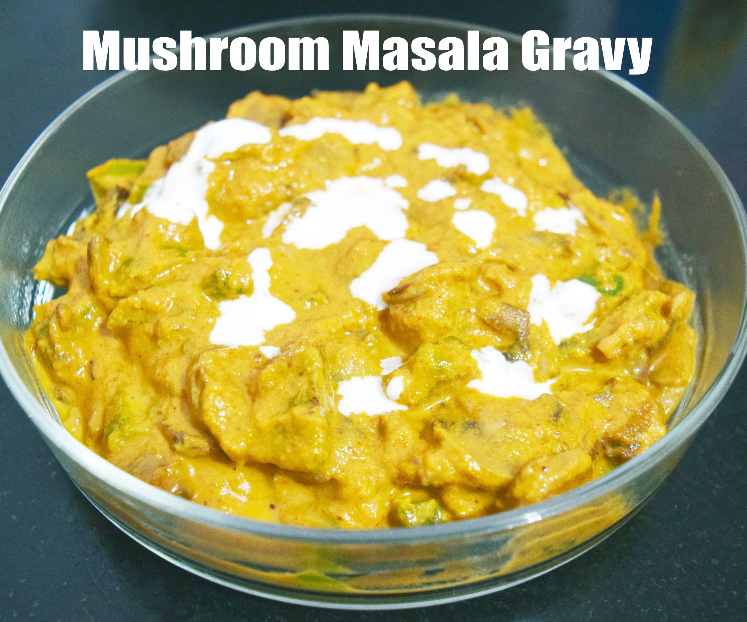 Mushroom Masala Gravy - Who's Hungry